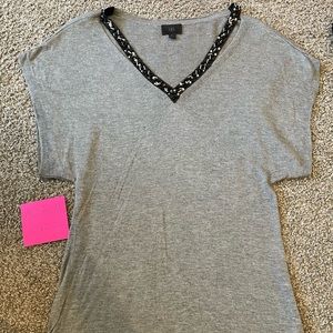Banana republic beaded embellished top